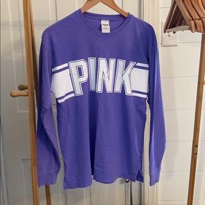PINK Victoria’s Secret campus long sleeve tee